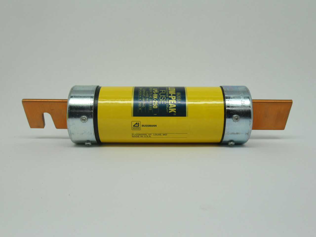 Cooper Bussmann LPS-RK-250 Low-Peak Dual Element Fuse 250A 600V DAMAGED BOX NEW