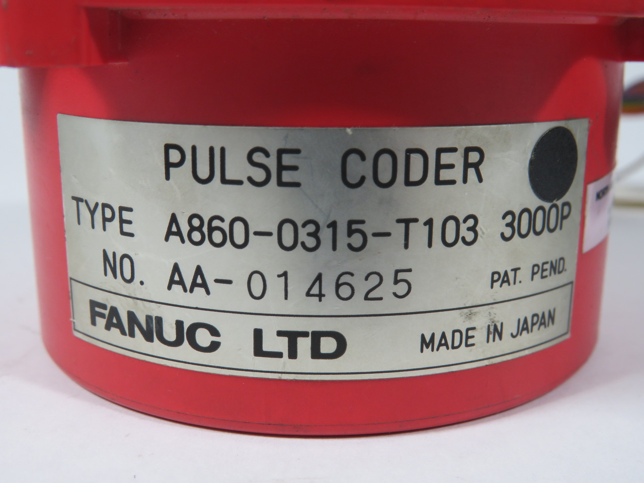 Fanuc A860-0315-T103 Pulse Coder Servo Encoder 3000ppr HAS BEEN REPAIRED USED