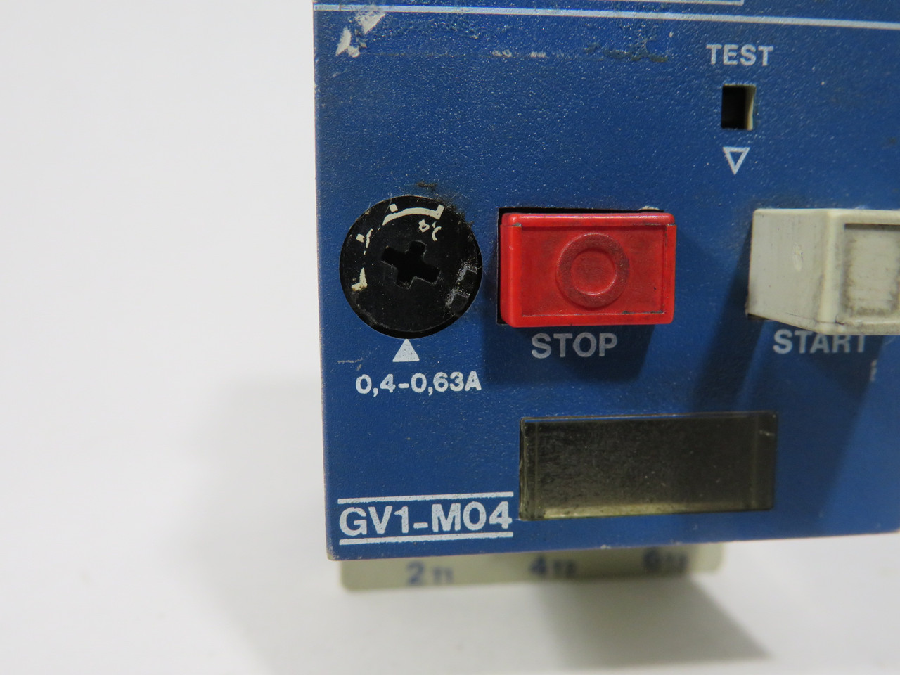 Telemecanique GV1-M04 Manual Starter 0.4-0.63A 660V 3P USED