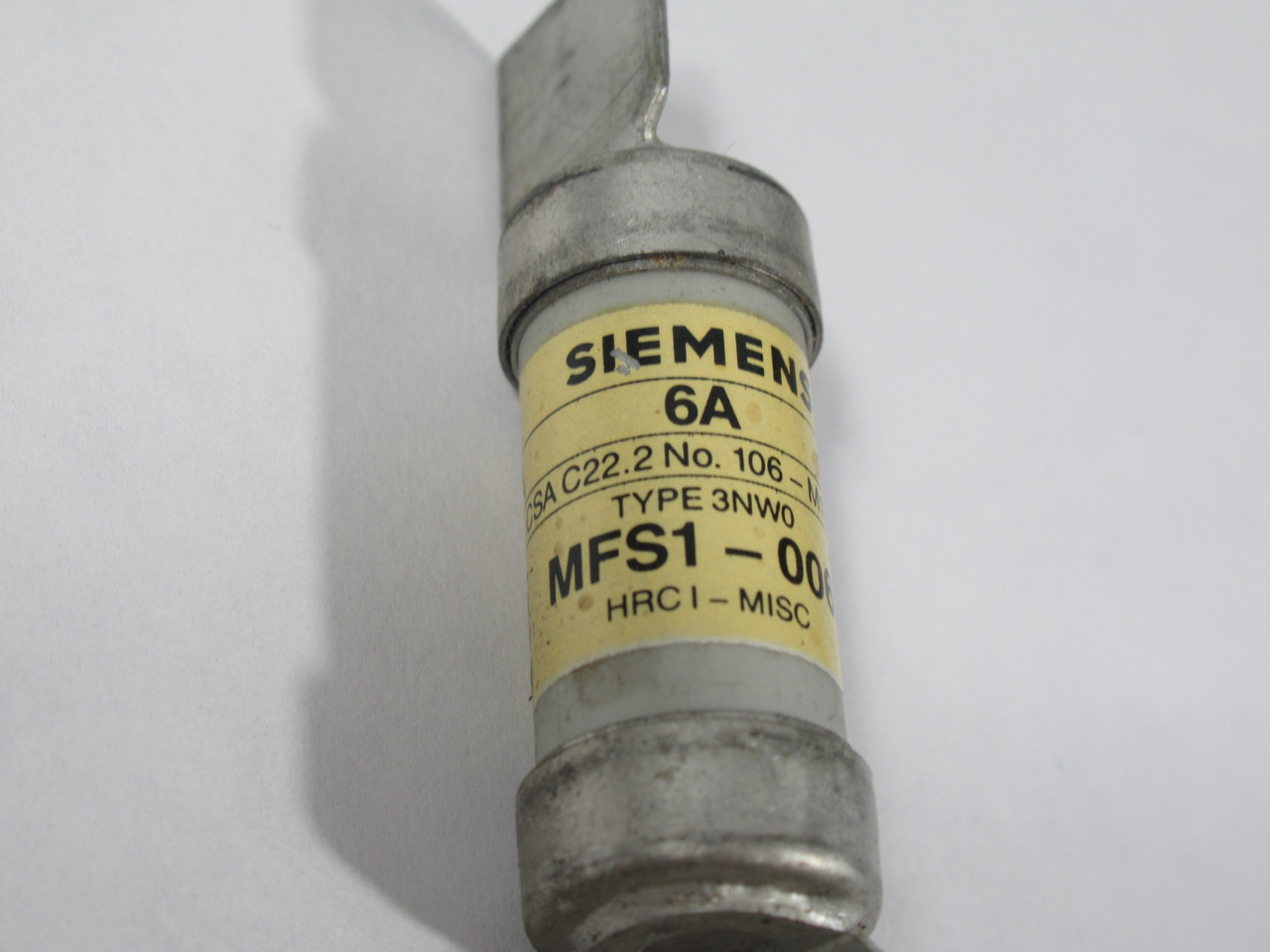 Siemens MFS1-006 HRC Fuse 6A 600VAC USED