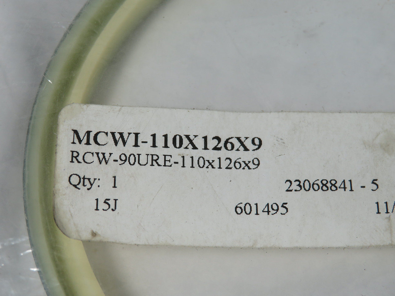 Hercules MCWI-110X126X9 Urethane Wiper Seal 110mm ID 126mm OD 9mm W NWB