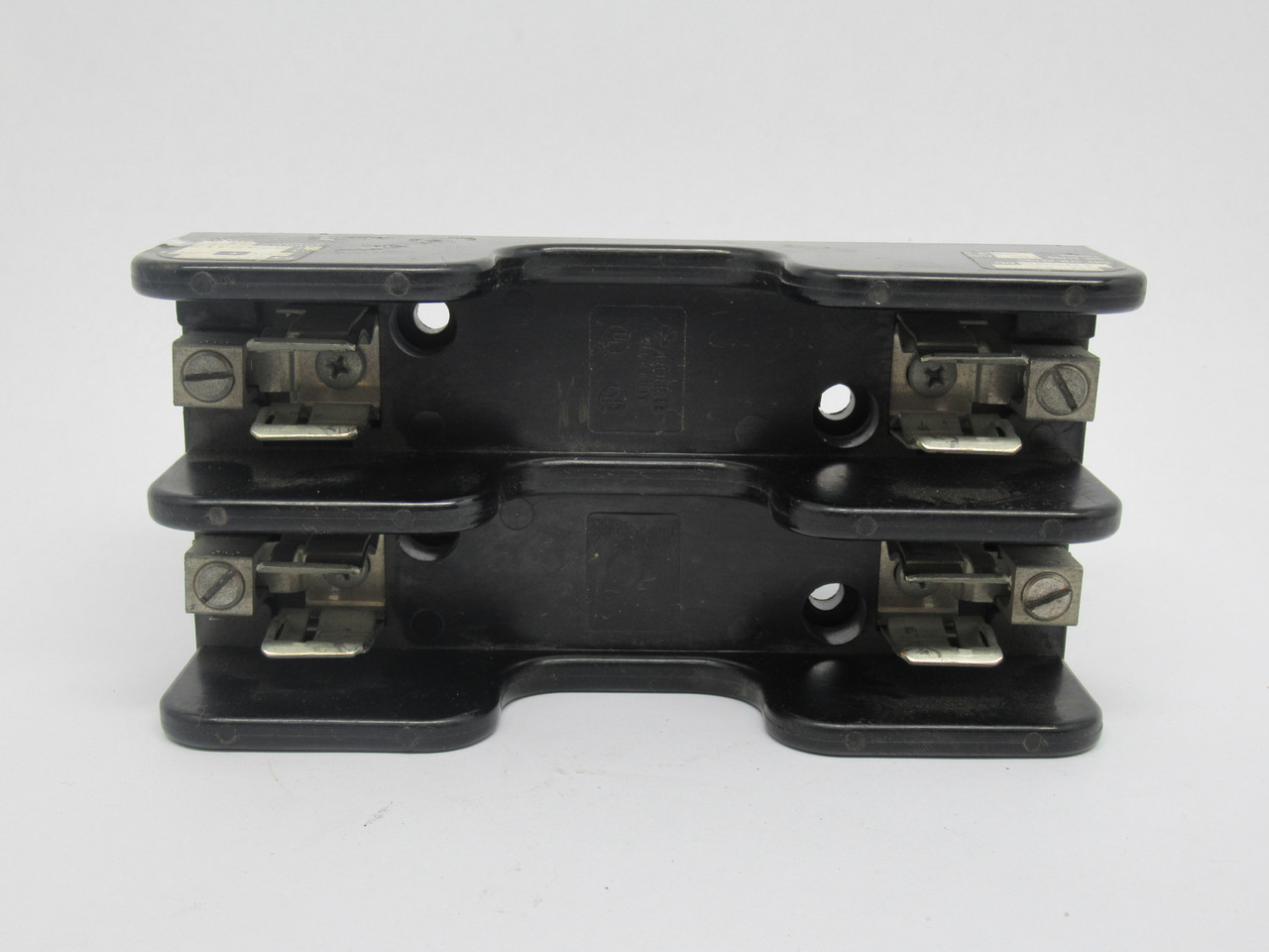 Gould Shawmut 60307 Old Style Fuse Block 30A 600V 2-Pole USED