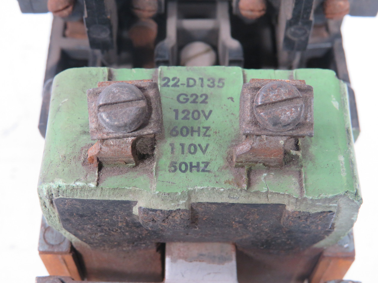 General Electric CR2810A14BB Vintage Machine Tool Relay *COS DMG/RUST* USED