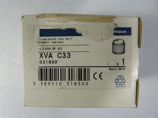 Telemecanique XVA-C33 Beacon Light Green 240V ! NEW !