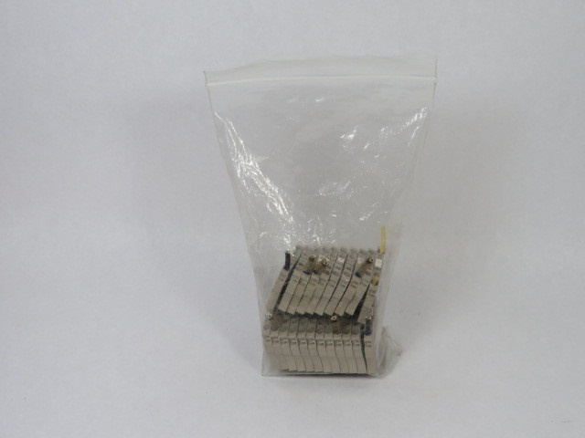 Weidmuller ZDU-4 Terminal Block Lot of 22 BEIGE USED
