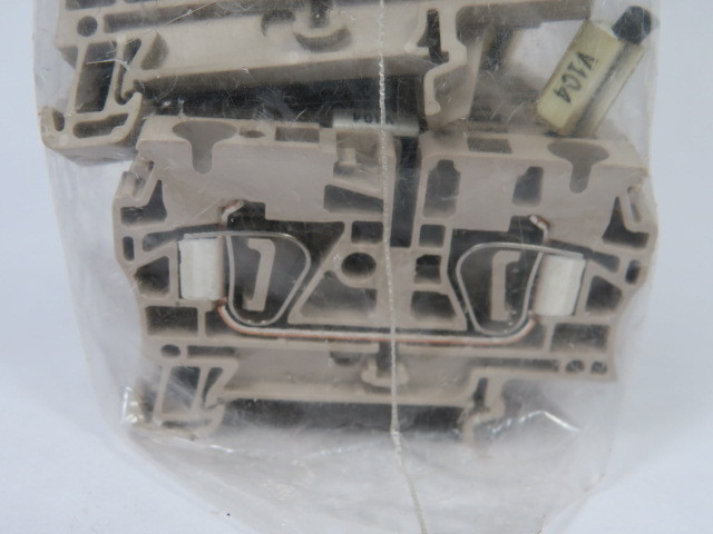 Weidmuller ZDU-4 Terminal Block Lot of 22 BEIGE USED