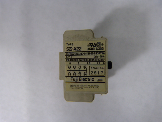 Fuji SZ-A22 Contact Block USED