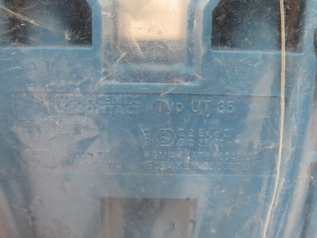 Phoenix Contact UT-35 Terminal Block Modular 150 Amp Lot of 4 BLUE USED