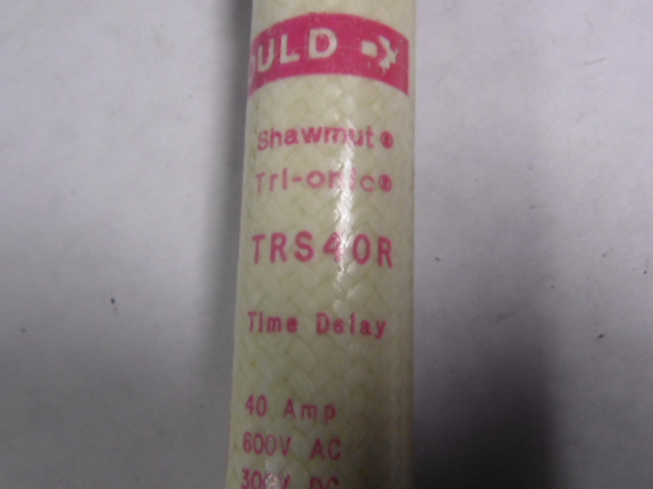 Gould Shawmut TRS40R Time Delay Fuse 40A 600V USED