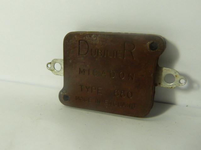 Dubilier Type 680 MICADON Capacitor 2Kv USED