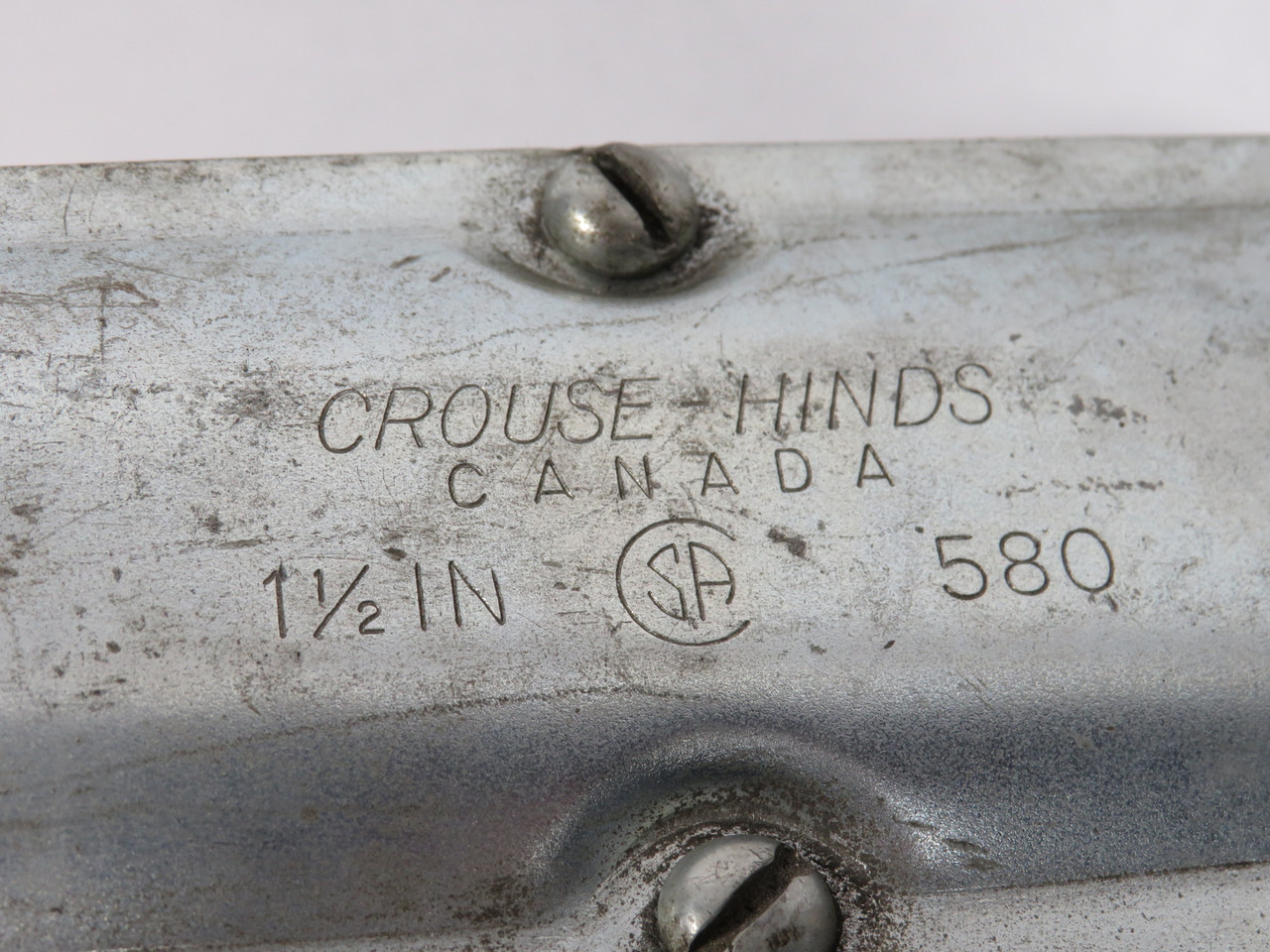 Crouse-Hinds T58 Conduit 1-1/2" Form 8 1-1/2" NPT 3-Hole Threaded USED