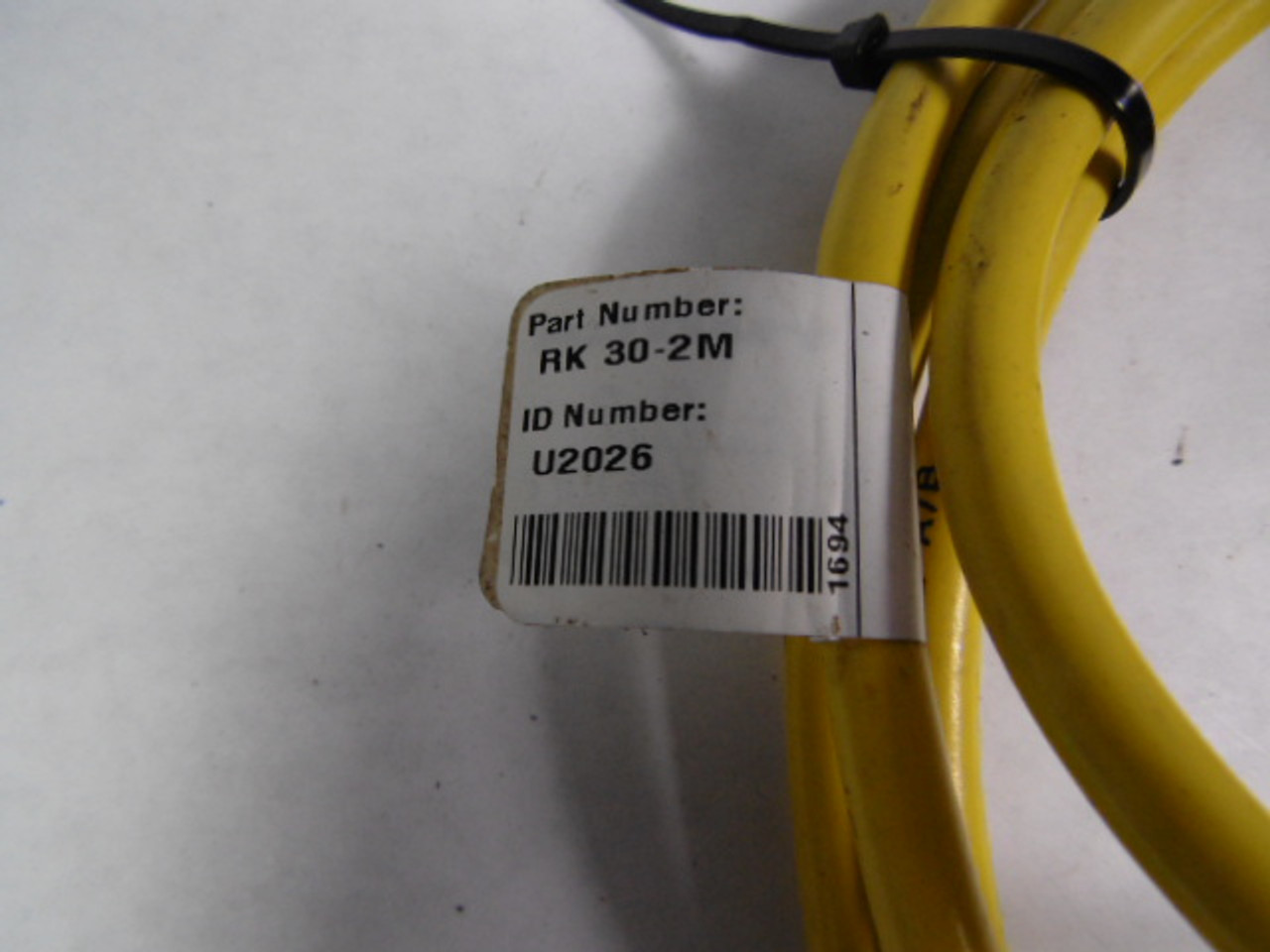 Turck RK-30-2M Cordset 300V 2m Cable USED