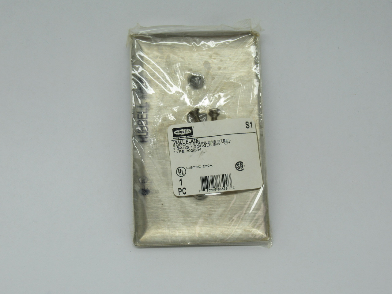 Hubbell S1 Single Gang Toggle Switch Wall Plate 10-Pack  ! NEW !