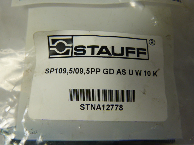 Stauff SP109,5/09,5PPGD-ASUW10K Standard Series Tube Weld Plate 3/8Inch ! NWB !