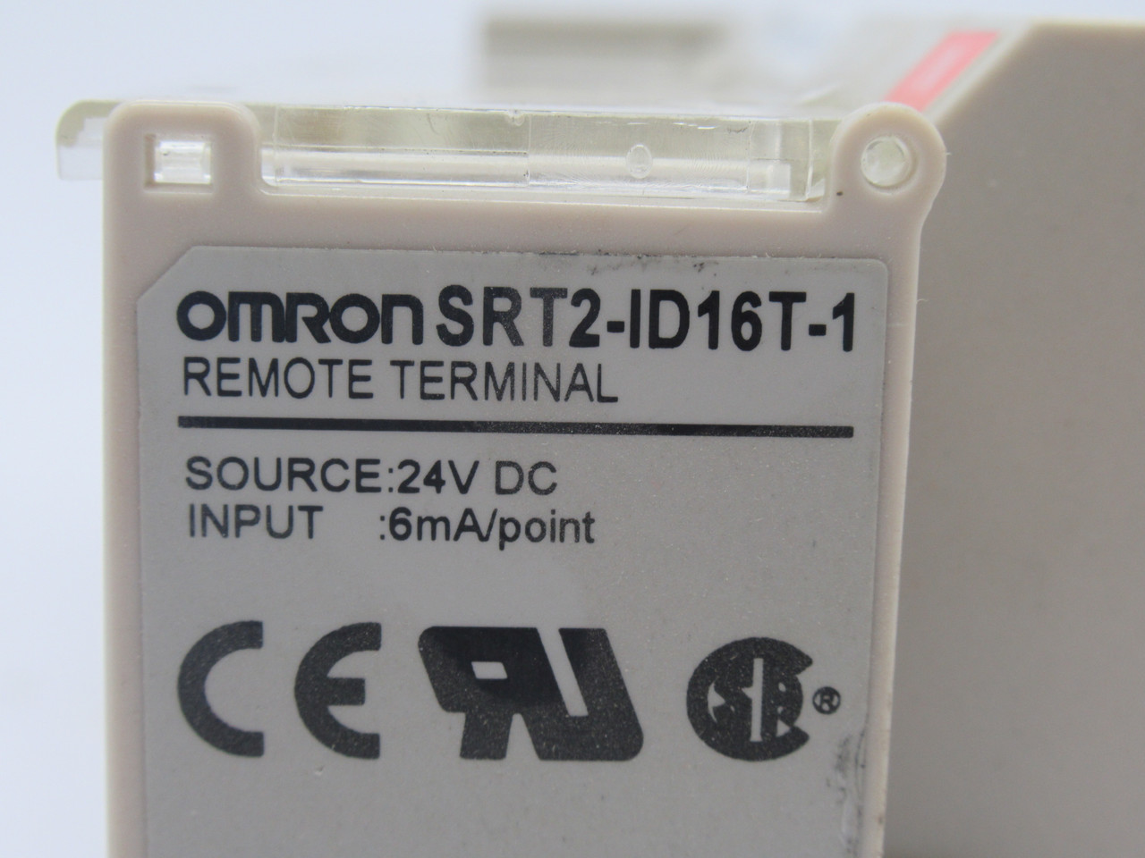 Omron SRT2-ID16T-1 16-Point Remote Terminal 24VDC 6mA USED