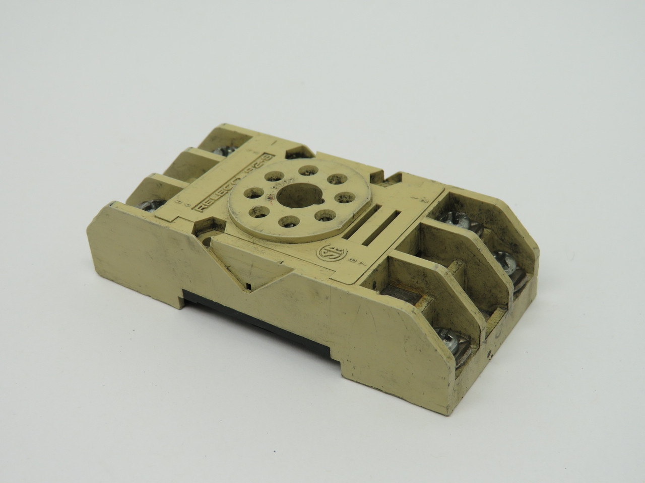 Releco SK-3007 Relay Socket Base Missing Screws USED