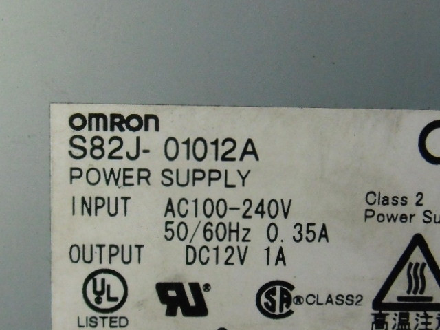 Omron S82J-01012A Power Supply 100-240VAC USED