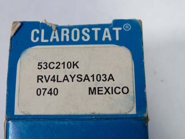 Clarostat RV4LAYSA103A Rotary Potentiometer 10K Ohm 2W +10% ! NEW !