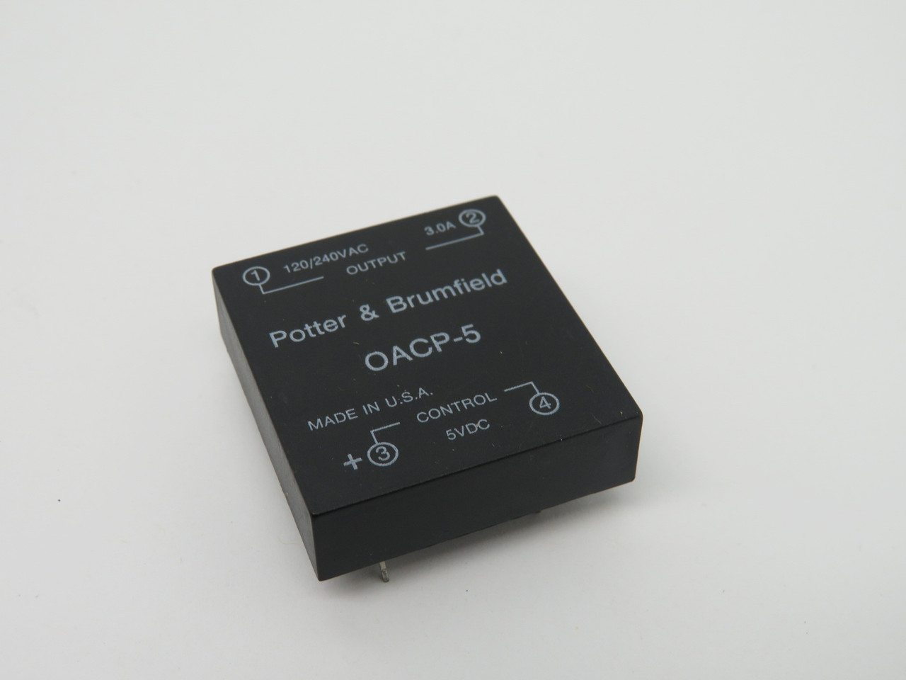 Potter & Brumfield OACP-5 Relay Board 3.0A 120/240VAC 5VDC NOP