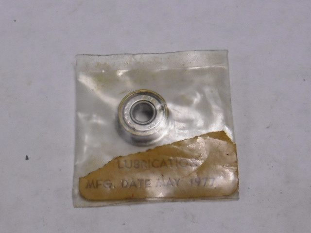 Fag R3Z Deep Groove Ball Bearing 1/2"OD 3/16"ID 5/32"W NWB