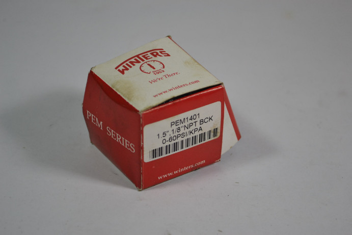 Winters PEM1401 Pressure Gauge 1-1/2" 1/8NPT 0-160psi ! NEW !