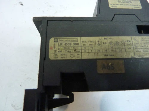 Telemecanique LR3-D09308 Overload Relay 2.5-4 Amp USED