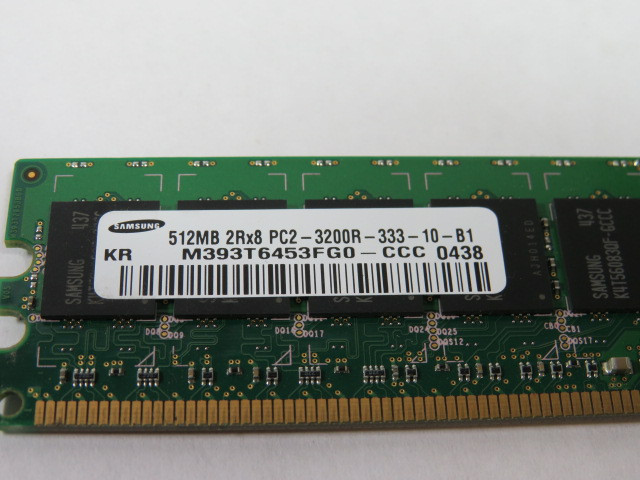 Samsung M393T6453FG0-CCC Ram 512MB USED