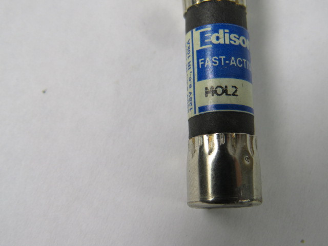 Edison MOL2 Fast Acting Fuse 2A 250V USED