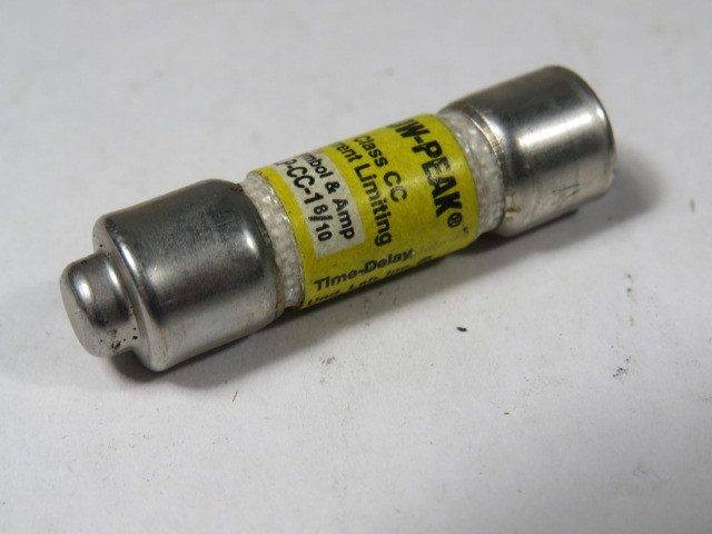 Bussmann LP-CC-1-8/10 Low-Peak Time-Delay Fuse 1-8/10A 600V USED