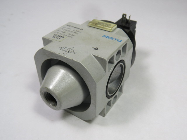 Festo 172959 HEE-D-MIDI-24 On-Off Valve With O-Ring 24VDC 2.5-16 bar USED