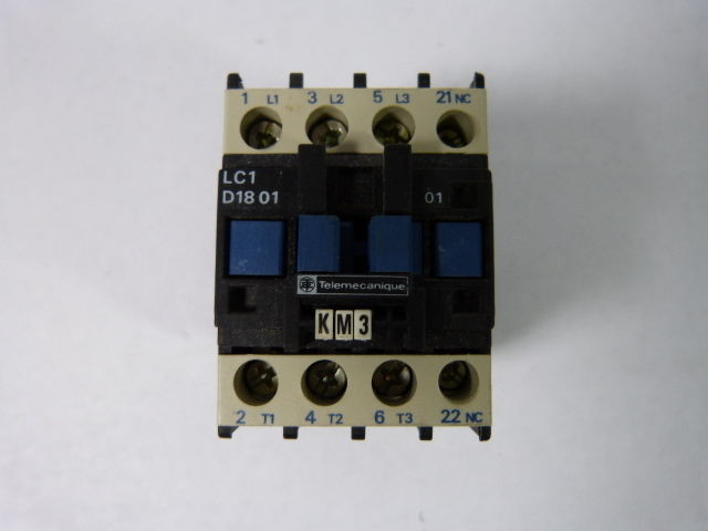 Telemecanique LC1-D1801-Q7 Contactor 18Amp 380V Coil USED
