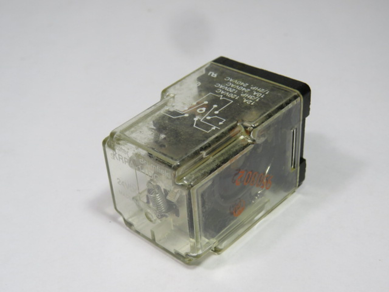Potter & Brumfield KRPA-11DG-24 Relay 24VDC 12A/120VAC 10A/240VAC USED