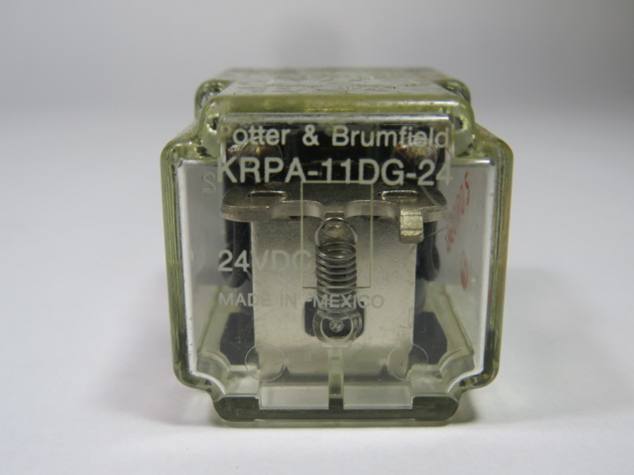 Potter & Brumfield KRPA-11DG-24 Relay 24VDC 12A/120VAC 10A/240VAC USED
