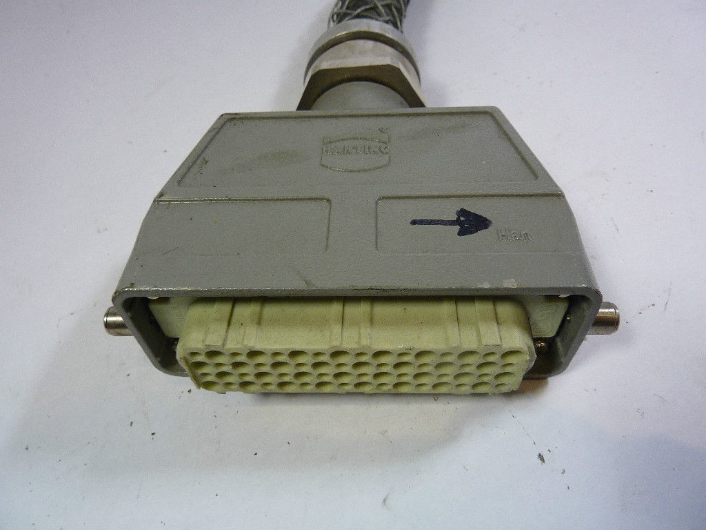 Harting HS-12 Connector Plug 10 Amp 25 Pin USED