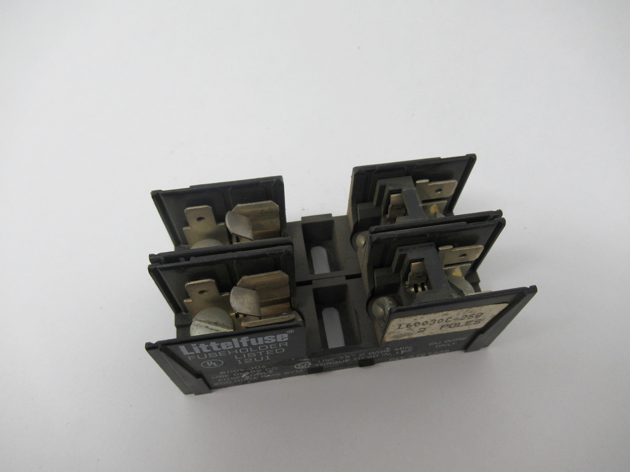 Littelfuse L60030C-2SQ Fuse Holder 30A 600V 2P USED