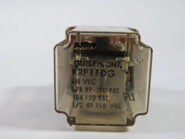 AMF Potter & Brumfield KRP11DG-110 Relay 110VDC 10A 8-Pins USED