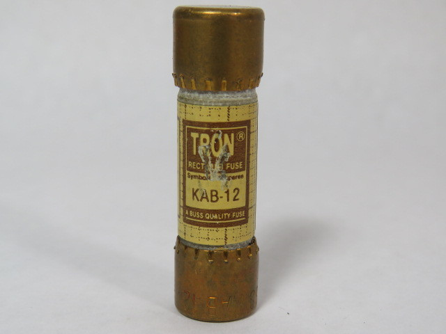 Tron KAB-12 Rectifier Fuse 12A 250V USED