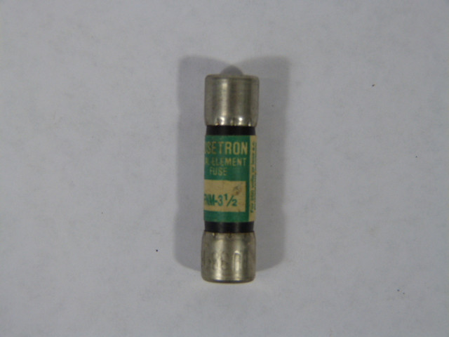 Fusetron FNM-3-1/2 Dual Element Fuse 3-1/2A 125V USED