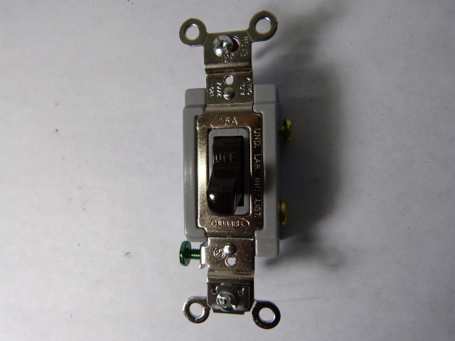 HUBBELL HBL1201 1Pole 15A 120-277VAC BROWN Switch ! NEW