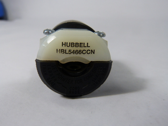 Hubbell HBL5466CCN Plug 20A 250V 3-Wire 2-Pole NOP