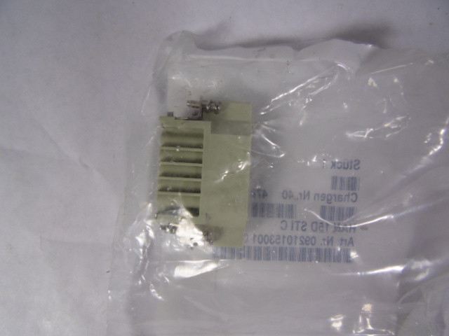 Harting HAN-15D-STI-C 09210153001 Male Insert 10A 250V NWB