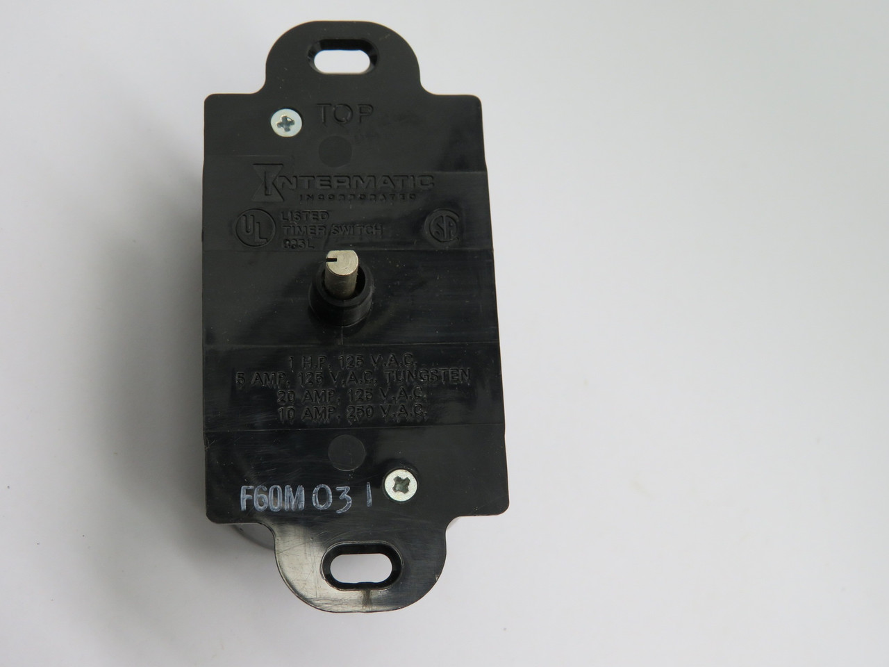 Intermatic F60M70 Spring Wound Countdown Timer 60Mins NO MOUNTING HARDWARE NEW