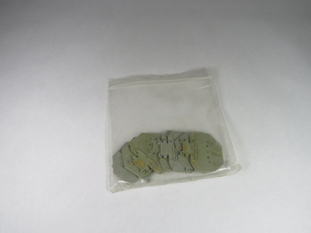 Phoenix Contact D-HK1 Terminal Block End Plate Lot of 6 GREY USED