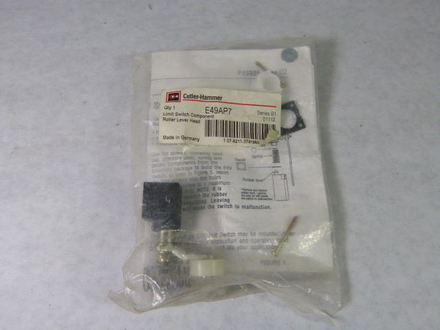 Eaton/Cutler Hammer E49AP7 Roller Lever Head ! NEW !