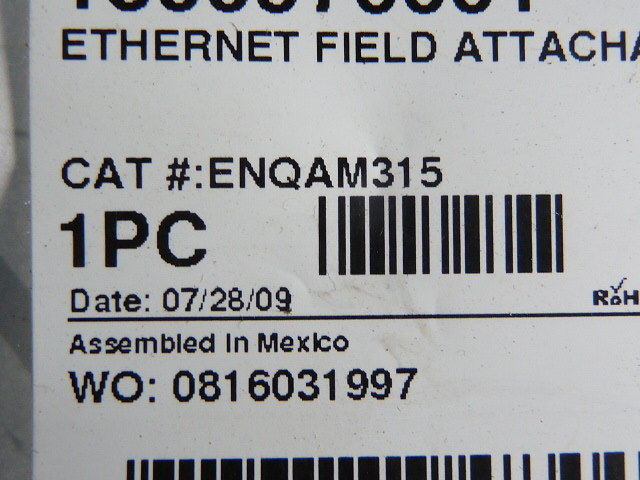 Brad Harrison ENQAM315 1300570001 Modular Plug 8-Pos 1-Port CAT5E RJ45 NWB