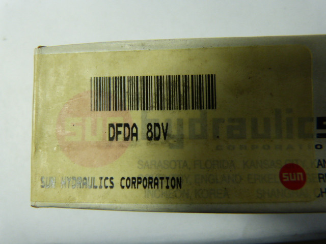 Sun Hydraulics DFDA8DV 2-Way Poppet Directional Valve With Intergral ! NEW !