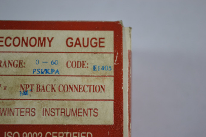 Winters E1405 Pressure Gauge 0-60psi ! NEW !