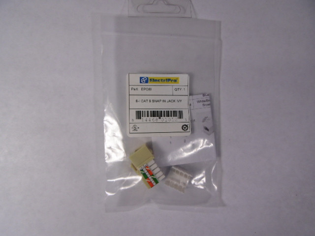 ElectriPro EPO6I Cat 6 Snap-in Jack NWB