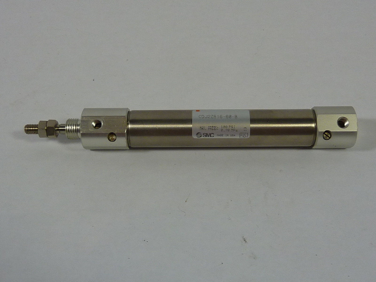 SMC CDJ2ZB16-60-B Air Cylinder Round Body w/ Speed Control ! NEW !