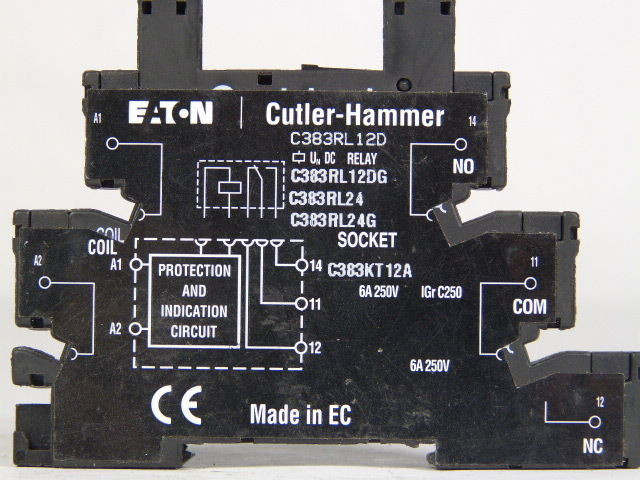 Cutler Hammer C383RL12D Relay 240V 6A USED